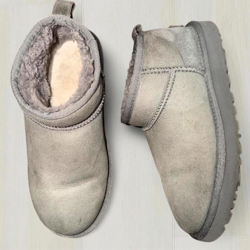 Ugg Women's Grey and Brown Boots